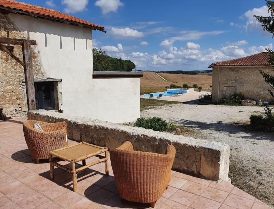 French Farmhouse Retreat With Pool & Superb Views. Blanzac  Buitenkant foto
