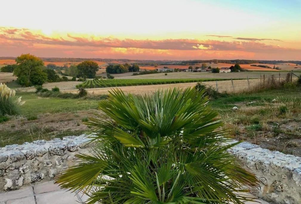 French Farmhouse Retreat With Pool & Superb Views. Blanzac  Buitenkant foto